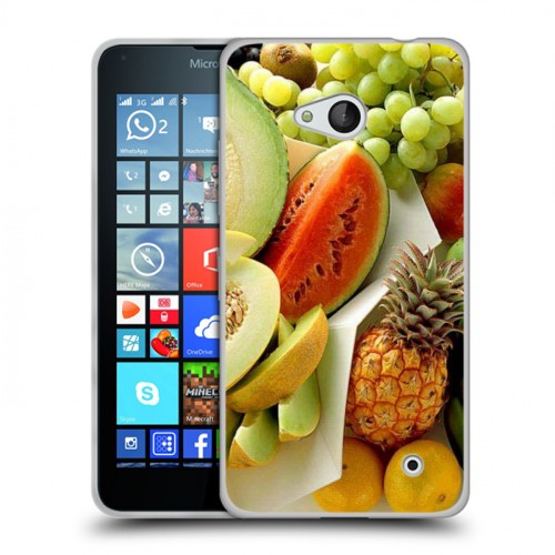 Дизайнерский пластиковый чехол для Microsoft Lumia 640 Фрукты