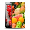 Дизайнерский пластиковый чехол для LG Optimus G Фрукты