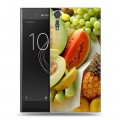 Дизайнерский пластиковый чехол для Sony Xperia XZs Фрукты