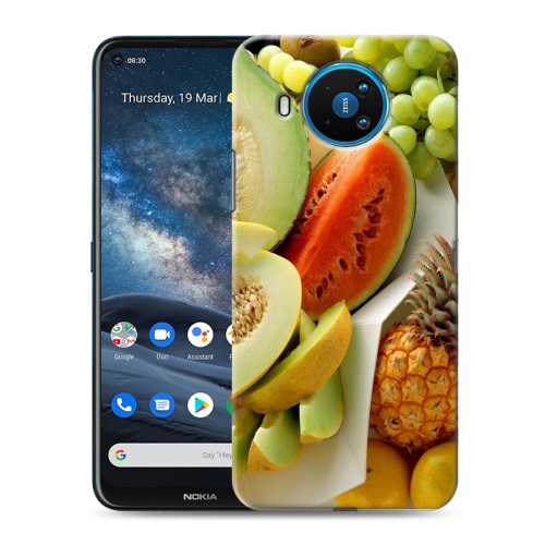 Дизайнерский силиконовый чехол для Nokia 8.3 Фрукты