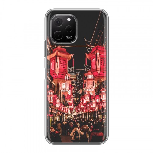 Дизайнерский силиконовый чехол для Huawei Nova Y61 Китайский Новый Год
