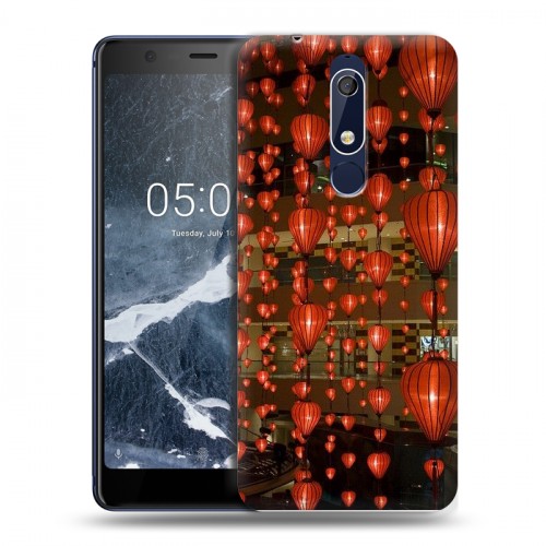 Дизайнерский пластиковый чехол для Nokia 5.1 Китайский Новый Год