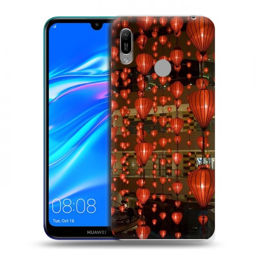 Дизайнерский пластиковый чехол для Huawei Y6 (2019) Китайский Новый Год