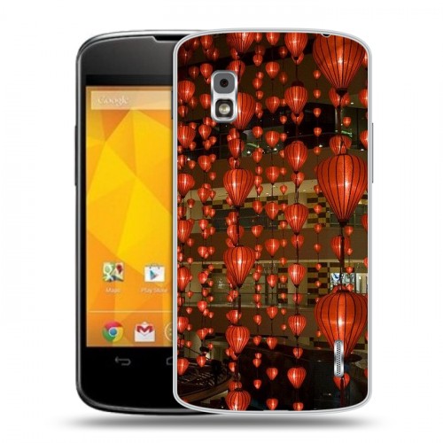 Дизайнерский пластиковый чехол для LG Google Nexus 4 Китайский Новый Год