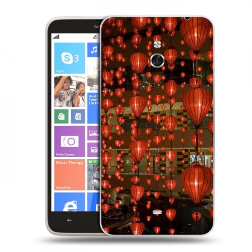 Дизайнерский пластиковый чехол для Nokia Lumia 1320 Китайский Новый Год