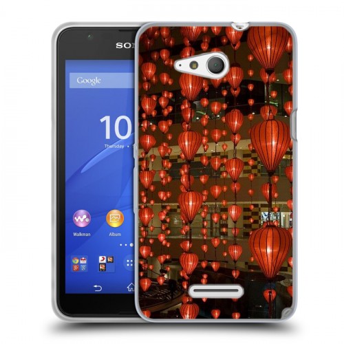 Дизайнерский пластиковый чехол для Sony Xperia E4g Китайский Новый Год