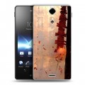 Дизайнерский пластиковый чехол для Sony Xperia TX Китайский Новый Год