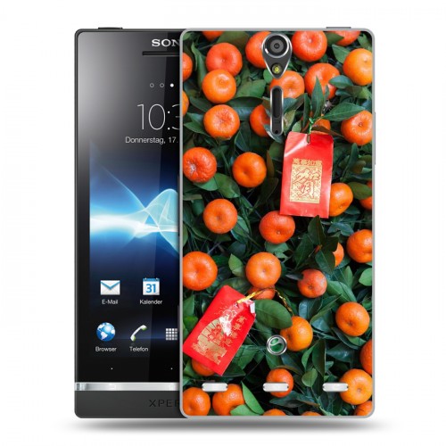 Дизайнерский пластиковый чехол для Sony Xperia S Китайский Новый Год