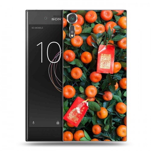 Дизайнерский пластиковый чехол для Sony Xperia XZs Китайский Новый Год