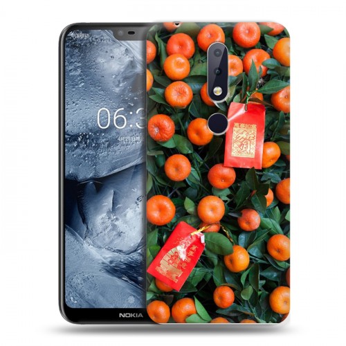 Дизайнерский пластиковый чехол для Nokia 6.1 Plus Китайский Новый Год