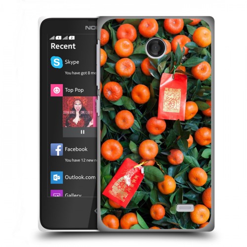 Дизайнерский пластиковый чехол для Nokia X Китайский Новый Год