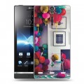 Дизайнерский пластиковый чехол для Sony Xperia S Китайский Новый Год