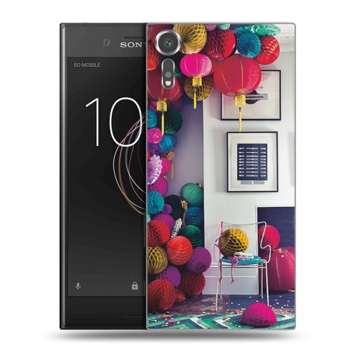 Дизайнерский пластиковый чехол для Sony Xperia XZs Китайский Новый Год