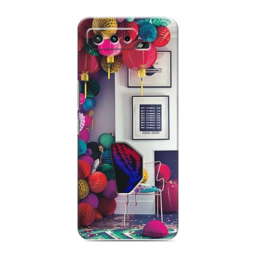 Дизайнерский силиконовый чехол для ASUS ROG Phone 5 Китайский Новый Год