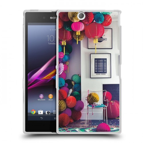 Дизайнерский пластиковый чехол для Sony Xperia Z Ultra  Китайский Новый Год