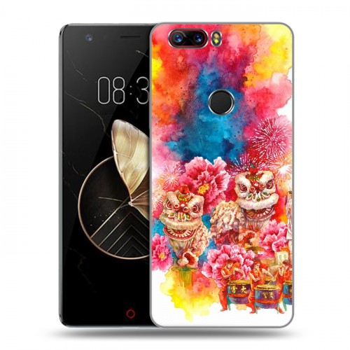 Дизайнерский пластиковый чехол для ZTE Nubia Z17 Китайский Новый Год