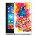 Дизайнерский пластиковый чехол для Microsoft Lumia 435 Китайский Новый Год