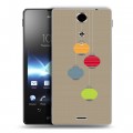 Дизайнерский пластиковый чехол для Sony Xperia TX Китайский Новый Год