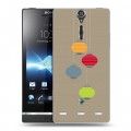 Дизайнерский пластиковый чехол для Sony Xperia S Китайский Новый Год