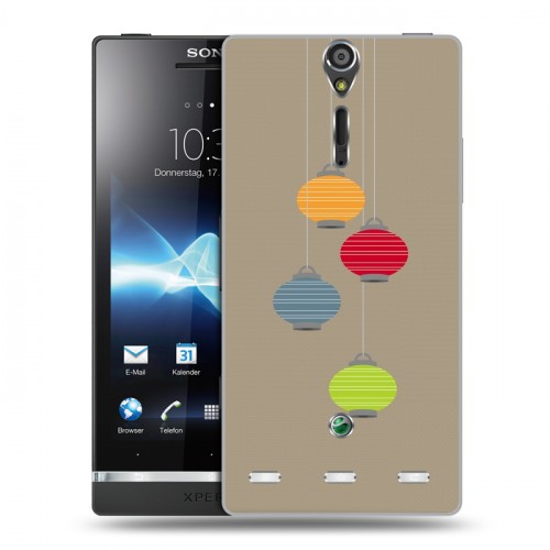 Дизайнерский пластиковый чехол для Sony Xperia S Китайский Новый Год