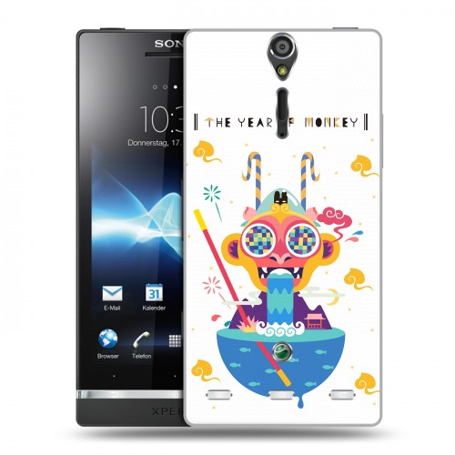 Дизайнерский пластиковый чехол для Sony Xperia S Китайский Новый Год