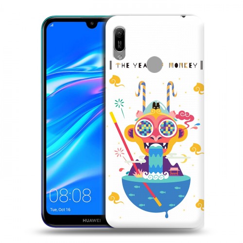 Дизайнерский пластиковый чехол для Huawei Y6 (2019) Китайский Новый Год