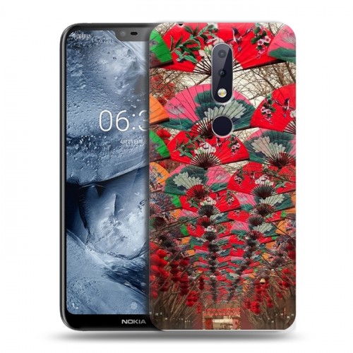 Дизайнерский пластиковый чехол для Nokia 6.1 Plus Китайский Новый Год