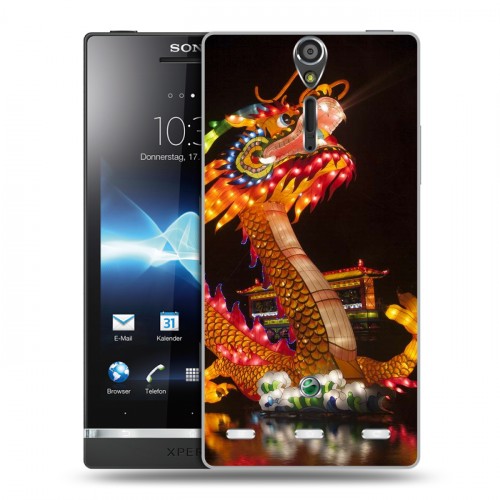 Дизайнерский пластиковый чехол для Sony Xperia S Китайский Новый Год