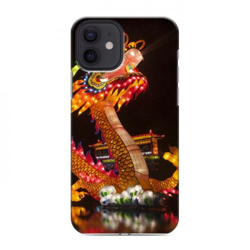 Дизайнерский силиконовый чехол для Iphone 12 Китайский Новый Год