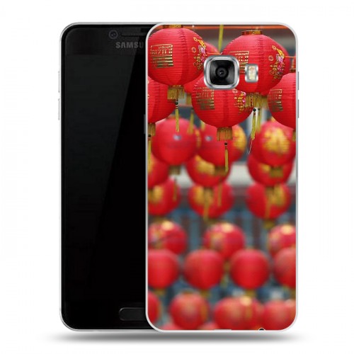 Дизайнерский пластиковый чехол для Samsung Galaxy C5 Китайский Новый Год