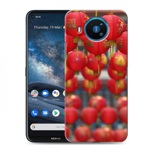 Дизайнерский силиконовый чехол для Nokia 8.3 Китайский Новый Год