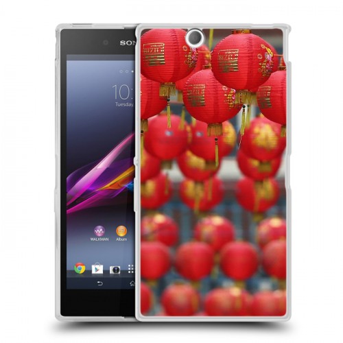 Дизайнерский пластиковый чехол для Sony Xperia Z Ultra  Китайский Новый Год