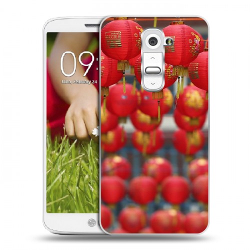 Дизайнерский пластиковый чехол для LG Optimus G2 mini Китайский Новый Год