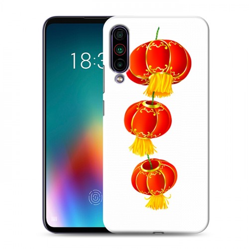 Дизайнерский силиконовый с усиленными углами чехол для Meizu 16T Китайский Новый Год