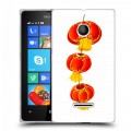 Дизайнерский пластиковый чехол для Microsoft Lumia 435 Китайский Новый Год