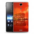 Дизайнерский пластиковый чехол для Sony Xperia TX Китайский Новый Год