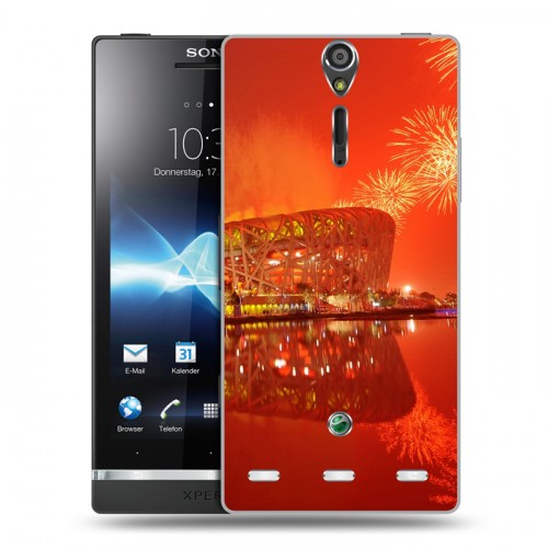 Дизайнерский пластиковый чехол для Sony Xperia S Китайский Новый Год