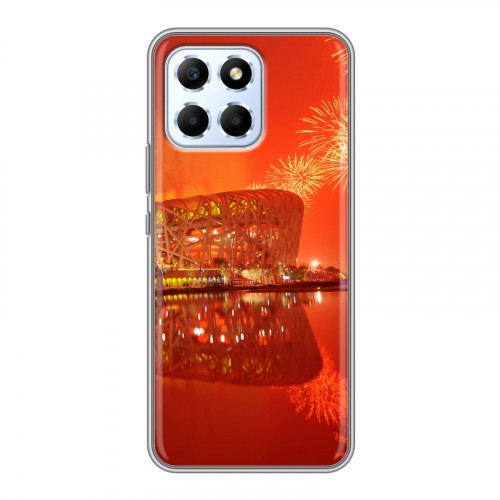 Дизайнерский силиконовый чехол для Huawei Honor X6 Китайский Новый Год