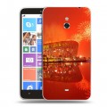 Дизайнерский пластиковый чехол для Nokia Lumia 1320 Китайский Новый Год