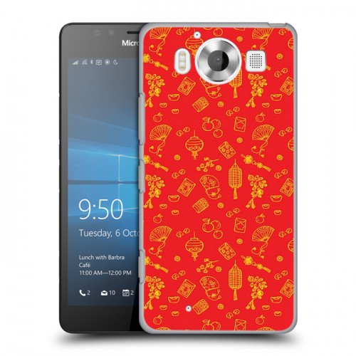 Дизайнерский пластиковый чехол для Microsoft Lumia 950 Китайский Новый Год