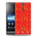 Дизайнерский пластиковый чехол для Sony Xperia S Китайский Новый Год