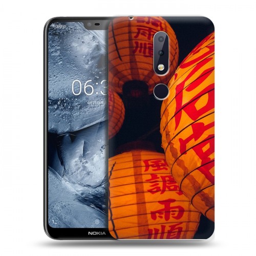 Дизайнерский пластиковый чехол для Nokia 6.1 Plus Китайский Новый Год