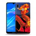 Дизайнерский пластиковый чехол для Huawei Y6 (2019) Китайский Новый Год