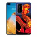 Дизайнерский пластиковый чехол для Huawei P40 Китайский Новый Год