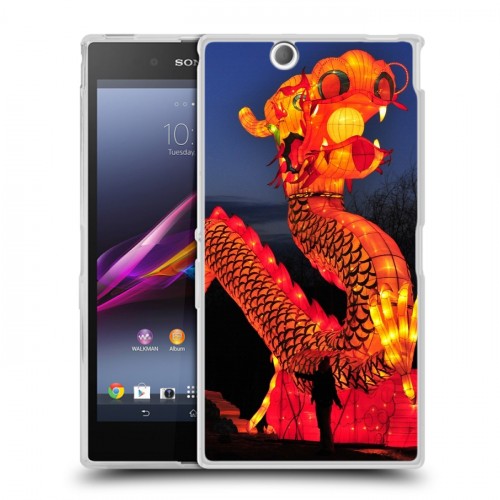 Дизайнерский пластиковый чехол для Sony Xperia Z Ultra  Китайский Новый Год