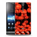 Дизайнерский пластиковый чехол для Sony Xperia S Китайский Новый Год