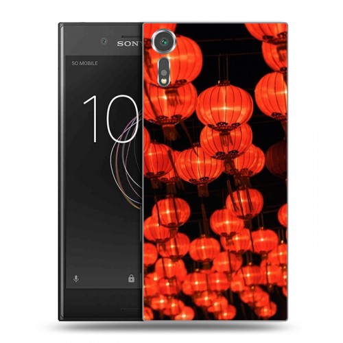 Дизайнерский пластиковый чехол для Sony Xperia XZs Китайский Новый Год