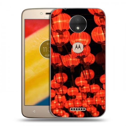 Дизайнерский пластиковый чехол для Motorola Moto C Китайский Новый Год