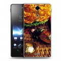 Дизайнерский пластиковый чехол для Sony Xperia TX Китайский Новый Год