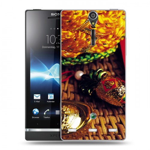 Дизайнерский пластиковый чехол для Sony Xperia S Китайский Новый Год